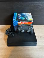 Playstation 4 met 9 (Race) spellen, Spelcomputers en Games, Spelcomputers | Sony PlayStation 4, Ophalen, Zo goed als nieuw, Met 1 controller