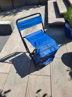 🌞Blauwe rugtas stoel in goede staat, Ophalen of Verzenden, Zo goed als nieuw, Campingstoel