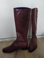 Hoge leren laarzen mt. 39,5, Kleding | Dames, Schoenen, Hoge laarzen, Bruin, Ophalen of Verzenden, Zo goed als nieuw