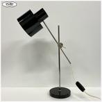 Vintage bureaulamp / tafellamp met zwart bakeliet en chroom, Gebruikt, Vintage, Ophalen of Verzenden, Nb