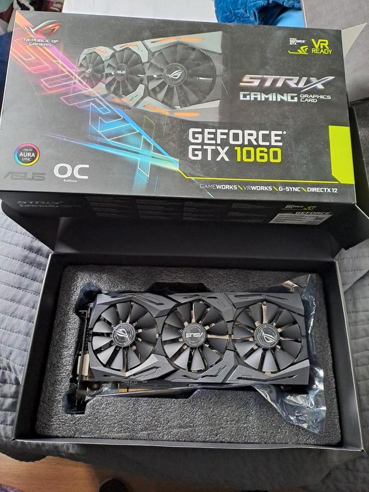 ASUS GeForce GTX 1060 Strix Gaming - Topkaart!, Computers en Software, Videokaarten, Gebruikt, Nvidia, PCI-Express 3.0, GDDR5