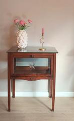 Prachtig vintage art deco theekastje met grote heldere ster, Huis en Inrichting, Kasten | Vitrinekasten, Onbekend, 25 tot 50 cm