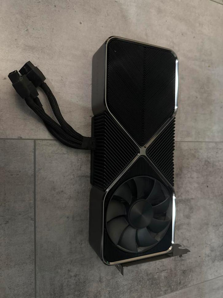 Nvidia RTX 3090 Ti Founders Edition 24GB, Computers en Software, Videokaarten, Gebruikt, PCI-Express 4.0, GDDR6, Ophalen