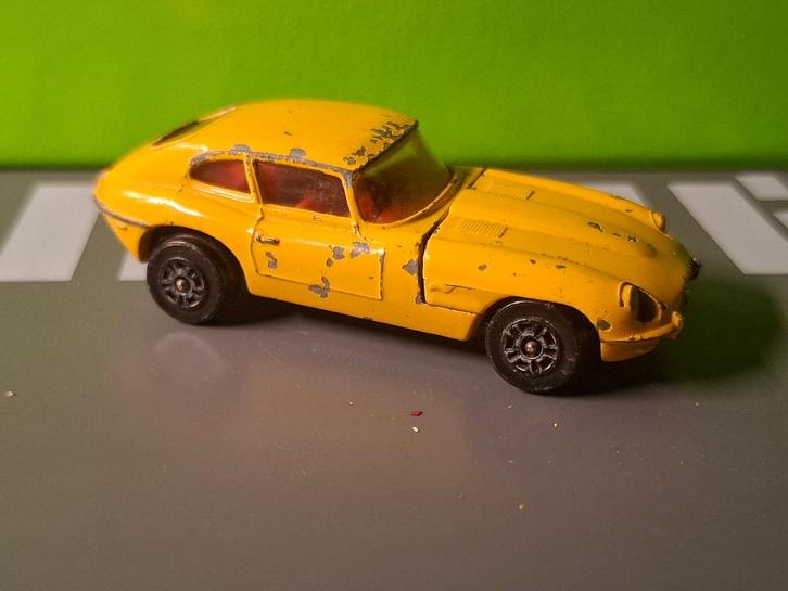 Corgi Juniors - Jaguar E-type 2+2 [geel] 1/60, Hobby en Vrije tijd, Modelauto's | Overige schalen, Gebruikt, Auto, Ophalen of Verzenden