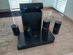Samsung HT-J5500, met Blu Ray speler, boxen en subwoofer, Overige merken, Gebruikt, Verzenden, Blu-ray-speler