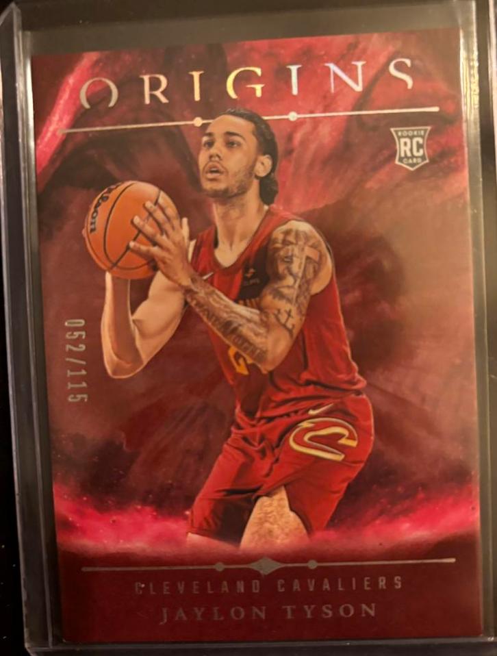 Cleveland Cavaliers Jaylon Tyson Rookie Lot –, Hobby en Vrije tijd, Verzamelkaartspellen | Overige, Zo goed als nieuw, Meerdere kaarten