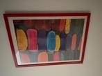 Lijst met poster gratis, Ophalen, Minder dan 50 cm, Gebruikt, 50 tot 75 cm