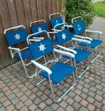 6 Marine Stoelen - Inklapbaar, Ophalen, Gebruikt