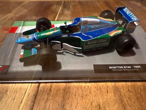 Benetton B194 Michael Schumacher 1994 – schaal 1:43, Hobby en Vrije tijd, Modelauto's | 1:43, Zo goed als nieuw, Auto, Overige merken