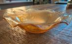 Vintage schaal, Ophalen of Verzenden, Zo goed als nieuw, Rond, Glas