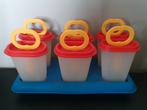 Tupperware ijsjeshouder/ijsjesmaker/ijslollieset, Huis en Inrichting, Keuken | Tupperware, Ophalen of Verzenden, Zo goed als nieuw