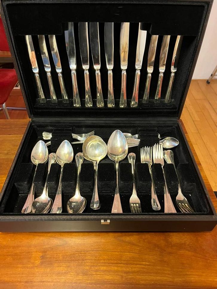 Zilvium (Gero) verzilverde bestekset, Antiek en Kunst, Antiek | Bestek, Ophalen