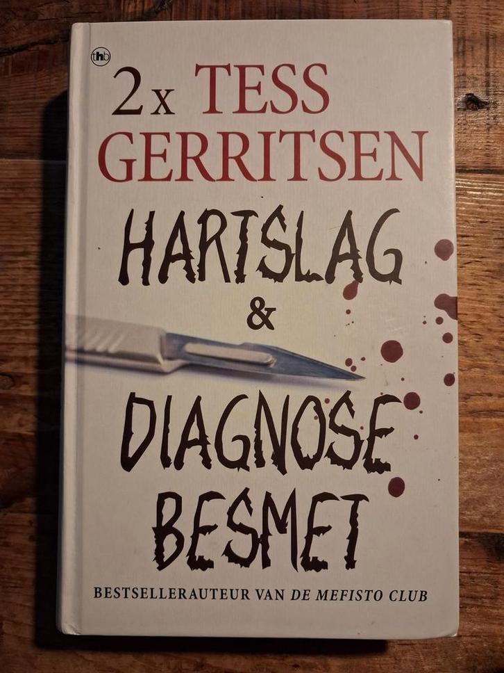 Tess Gerritsen - Hartslag & diagnose besmet, Boeken, Thrillers, Zo goed als nieuw, Ophalen of Verzenden