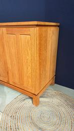 Vintage eiken commode, one of a kind, unieke kast, Deens, Gebruikt, 50 tot 70 cm, Vintage, Ophalen of Verzenden