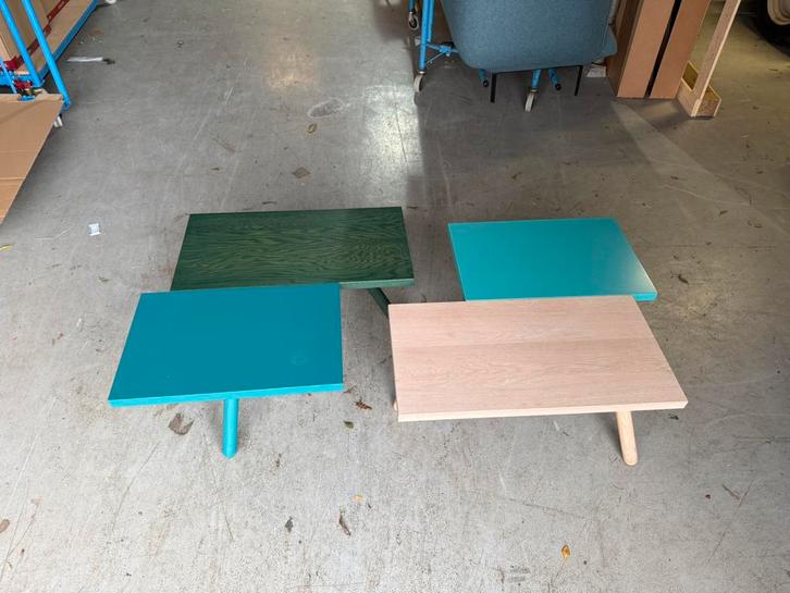 Leolux pampa salontafel / bijzettafel set, Huis en Inrichting, Woonaccessoires | Wandplanken en Boekenplanken, Zo goed als nieuw