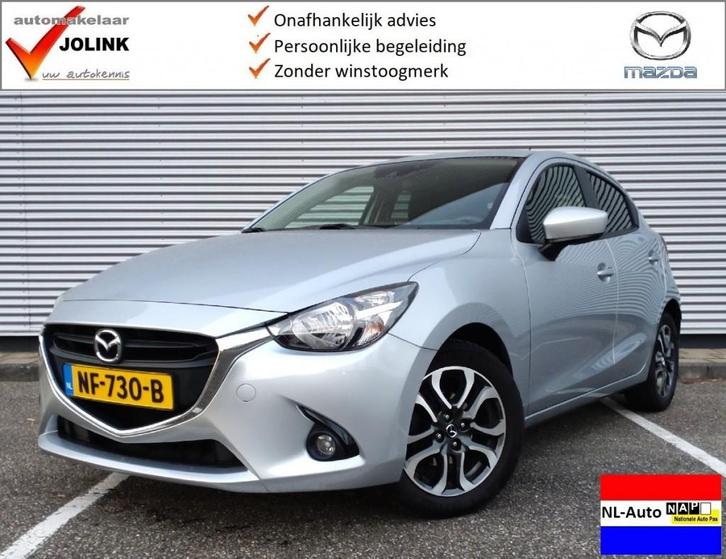 Mazda 2 1.5i SkyActiv-G GT-M Line I NL-Auto I 1e Eig. I 100%, Auto's, Mazda, ABS, Airbags, Airconditioning, Bluetooth, Boordcomputer