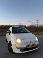 Fiat 500 1.2 Automaat | Panorama| 2009 Wit, Auto's, Fiat, 1242 cc, 4 cilinders, Wit, Origineel Nederlands