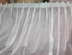 1 Witte HEMA vitrage van 256 cm hoog en 190 cm breed, 200 cm of meer, Wit, 150 tot 200 cm, Ophalen of Verzenden