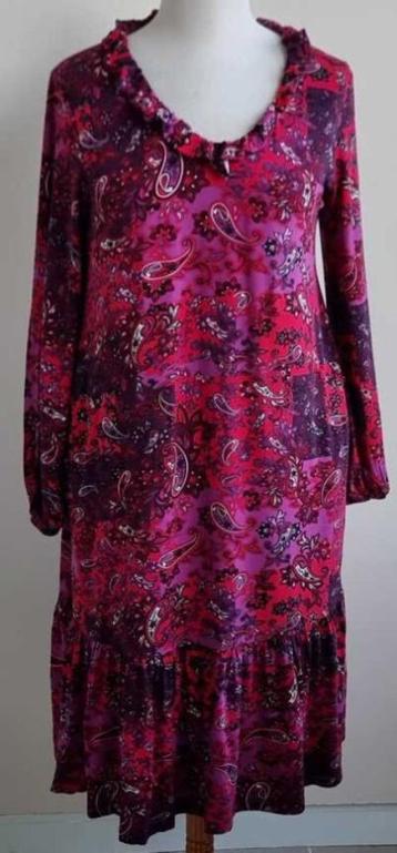Maite Kelly by Bonprix rood/paarse jurk mt. 44/46 beschikbaar voor biedingen