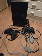 PlayStation 2 met Thrustmaster Ferrari Stuur, Ophalen, Gebruikt, Met 2 controllers, Phat