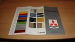 Folder  MITSUBISHI  Kleurenschema, Nieuw, Mitsubishi, Verzenden