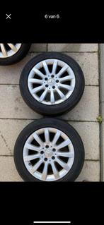 215/55/ZR16 97W met Mercedes velgen 16inch ET 42, Auto-onderdelen, Banden en Velgen, Ophalen, Velg(en)