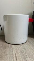 Witte bloempot 32cm, Ophalen, Zo goed als nieuw