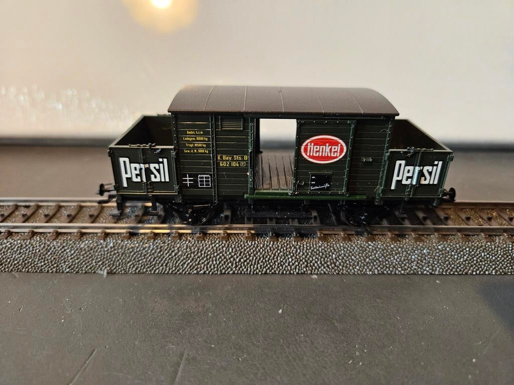 Märklin H0 46078 Goederenwagon - Persil Reclame, Wisselstroom, Gebruikt, Wagon, Ophalen of Verzenden