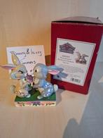 jim shore traditions thumper stampertje bambi 6005963, Ophalen, Bambi of Dumbo, Zo goed als nieuw, Beeldje of Figuurtje