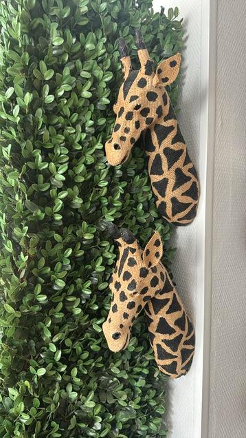 2x Wanddecoratie Giraf beschikbaar voor biedingen