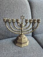 Chanoeka Menora - 9-armige kandelaar, Ophalen of Verzenden, Koper of Brons