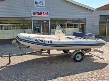 Leuke Bombard Explorer 420 met Yamaha F25 en Pega trailer beschikbaar voor biedingen