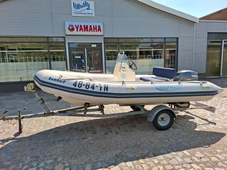 Leuke Bombard Explorer 420 met Yamaha F25 en Pega trailer, Watersport en Boten, Rubberboten, Gebruikt, Overige merken, Overige materialen