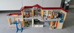Grote School met Gymzaal Playmobil, Complete set, Gebruikt, Ophalen of Verzenden