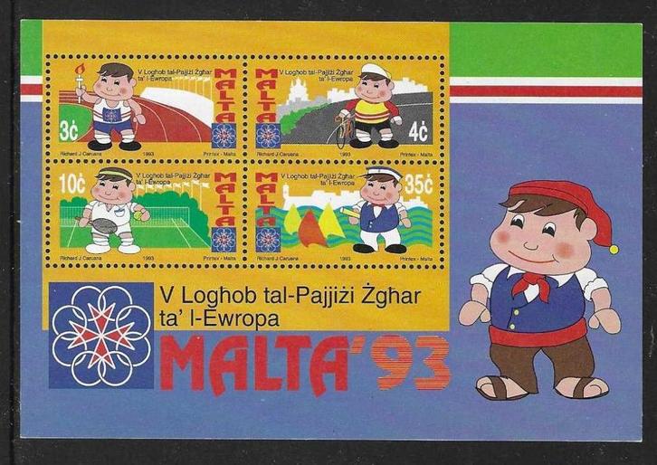 Malta Michel blok 12 postfris, Postzegels en Munten, Postzegels | Europa | Overig, Postfris, Malta, Ophalen of Verzenden