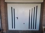 Automatische garagedeur met loopdeur, Gebruikt, Garagedeur, Ophalen of Verzenden, Metaal