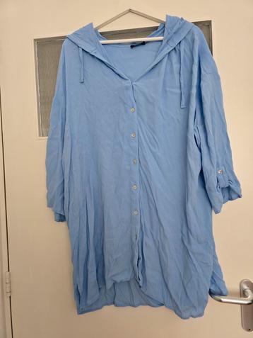Yesta blouse/ jurk, licht blauw - Maat 50 beschikbaar voor biedingen