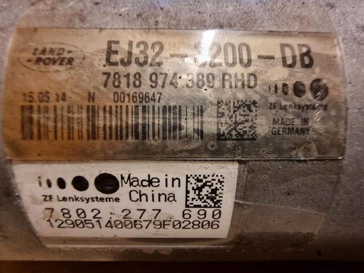 Tesla Model S elektromotor 7802277690 stuurhuis EJ323200DB, Auto-onderdelen, Besturing, Amerikaanse onderdelen, Gebruikt, Ophalen of Verzenden