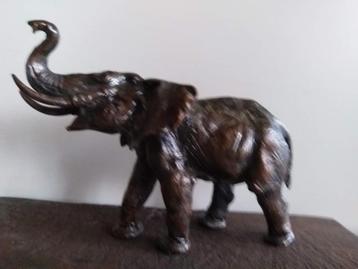 Bronzen olifant sculptuur beeld beschikbaar voor biedingen