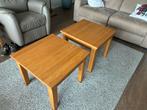 Eiken Salontafels, Huis en Inrichting, Tafels | Salontafels, Ophalen, Gebruikt, 50 tot 100 cm, Normaal