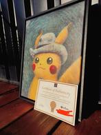 Limited edition Pokemon canvas Pikachu Museum Van gogh, Hobby en Vrije tijd, Verzamelkaartspellen | Pokémon, Ophalen of Verzenden