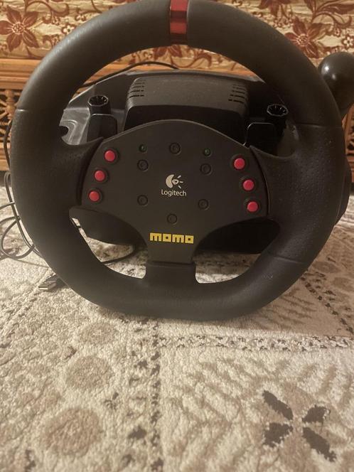 Logitech MOMO Racing, Computers en Software, Joysticks, Gebruikt, Ophalen