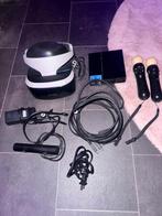 PlayStation VR + Move Controllers + Sony Camera, Ophalen of Verzenden, Gebruikt, Met 2 controllers, Original