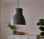Industriële Hanglamp Donkergrijs, Ophalen of Verzenden, Zo goed als nieuw, Metaal, Minder dan 50 cm
