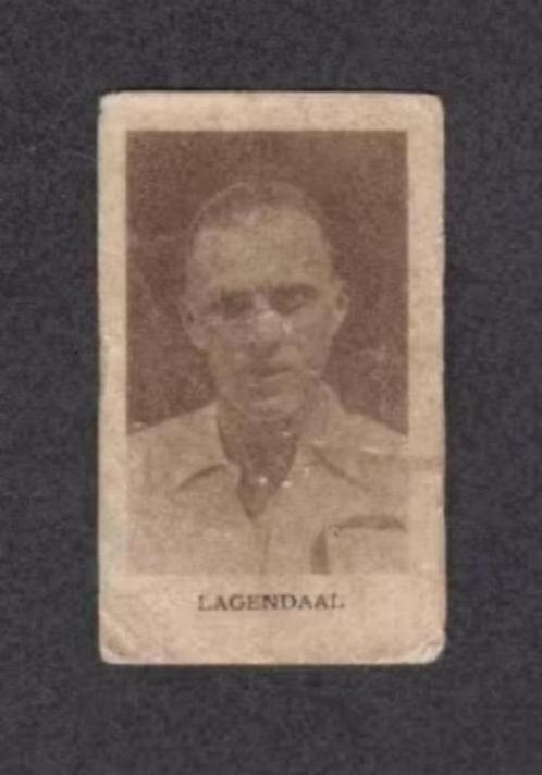 Voetbalplaatje Lagendaal Rotterdam Xerxes 1931 (121)., Verzamelen, Overige Verzamelen, Ophalen of Verzenden