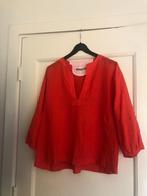 (The Mercer) N.Y. zeer mooie linnen blouse / top mt 36 (38), Ophalen, (The Mercer) N.Y, Oranje, Zo goed als nieuw