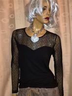 Prachtige shirt van juffrouw Jansen maat M zgan zwart, Maat 38/40 (M), Zwart, Ophalen of Verzenden, Zo goed als nieuw