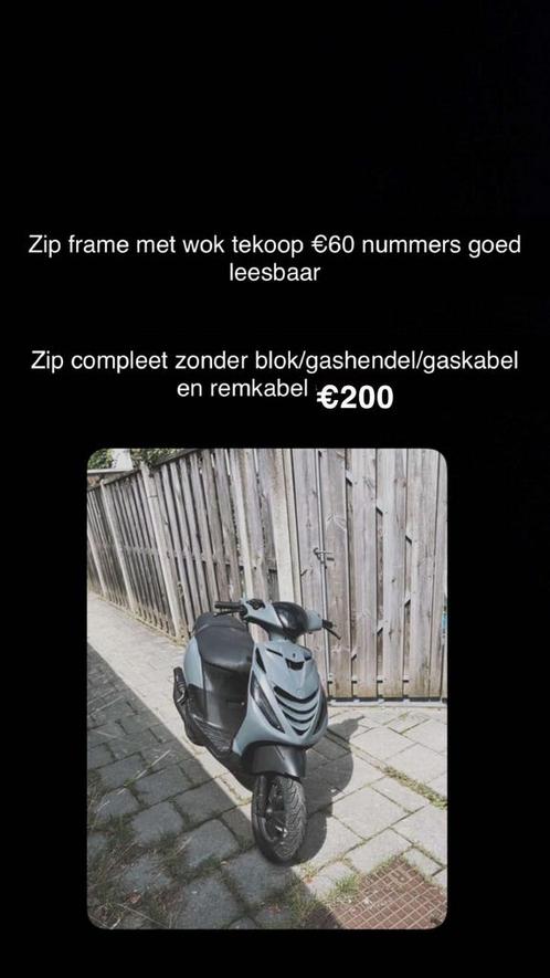 Zip brom wok zonder blok, Fietsen en Brommers, Scooters | Piaggio, Zo goed als nieuw, Zip, Ophalen
