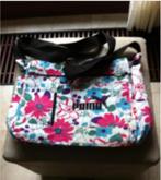 Dames schoudertas Puma roze/wit,hoogte 35cm breedte 40 cm., Sieraden, Tassen en Uiterlijk, Tassen | Schoudertassen, Ophalen of Verzenden
