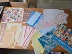 Scrapbook-papier,stickers, vellum ,stempels, Ophalen of Verzenden, Zo goed als nieuw, Papier of Karton